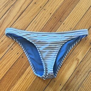 Aerie Striped Blue Women’s Bikini Bottom